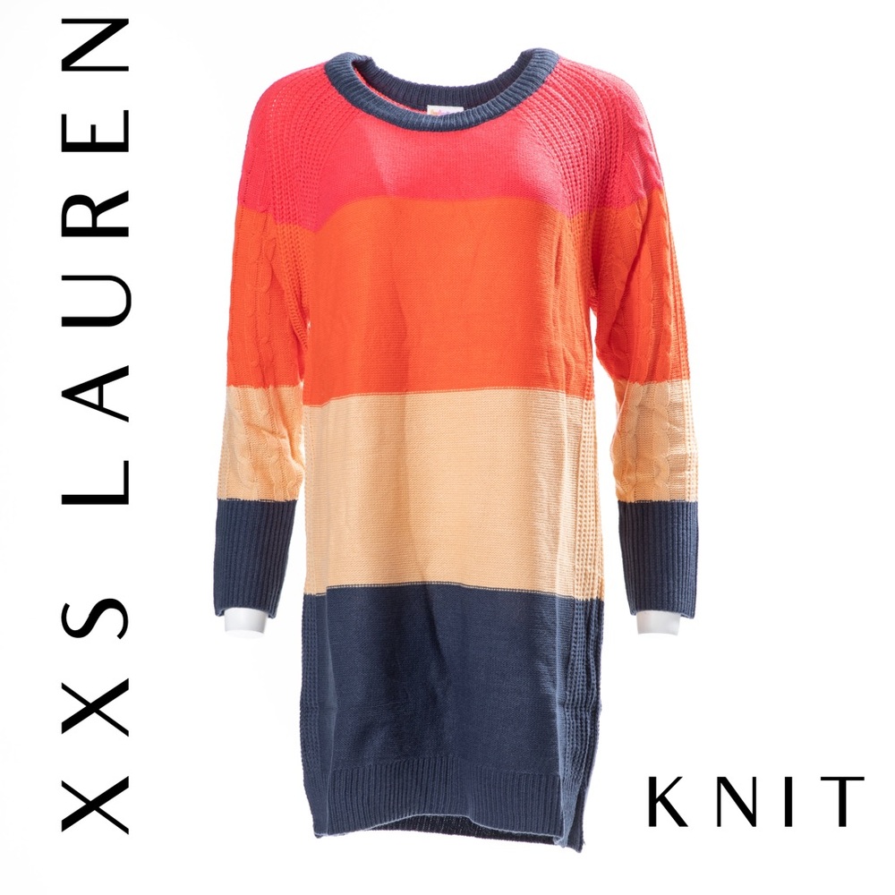 NWT Lularoe Lauren Sweater Dress Size XXS Great Colors!